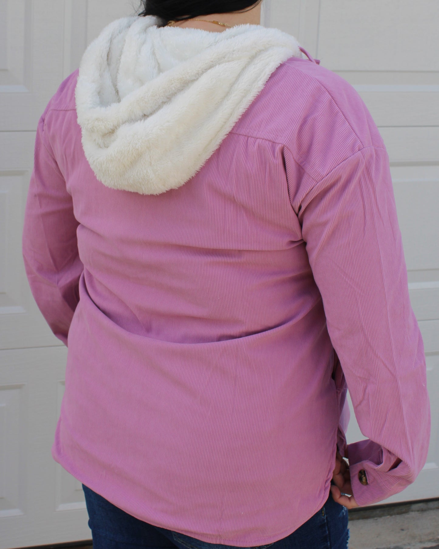 Hooded Sherpa Corduroy Jacket