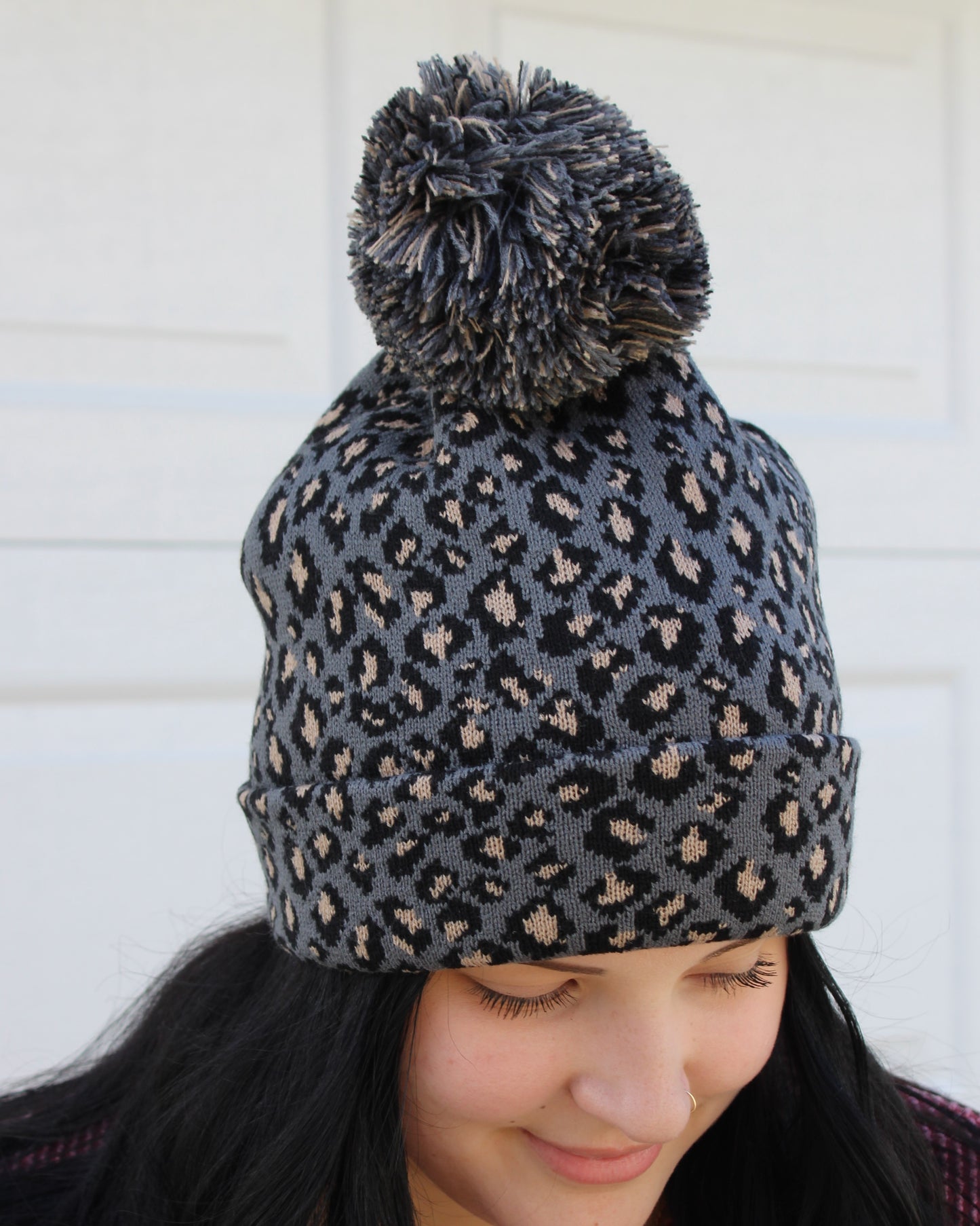 Animal Print Beanie