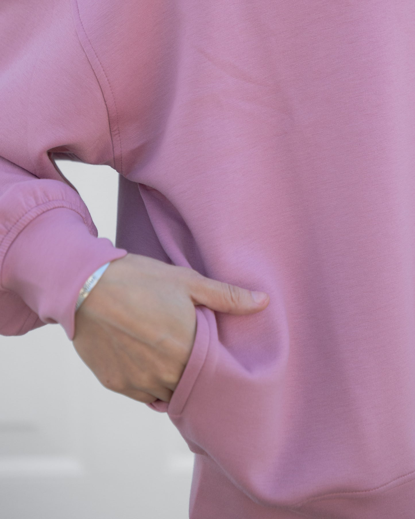 Pink 1/4 Zip Pullover